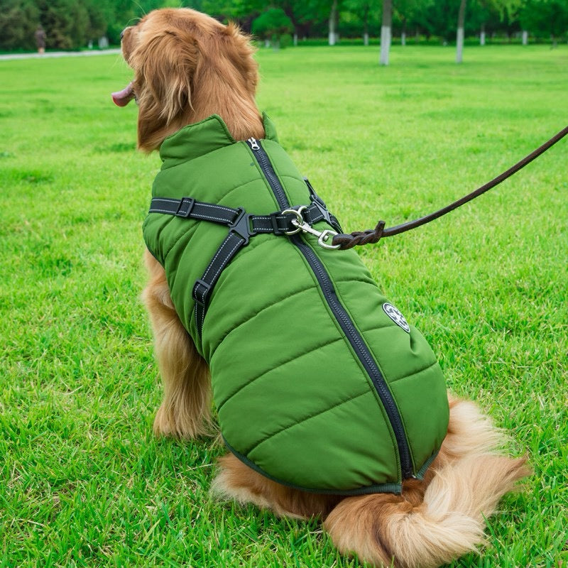 Reflective Waterproof Winter Dog Coat — Warm & Safe for Perth Walks
