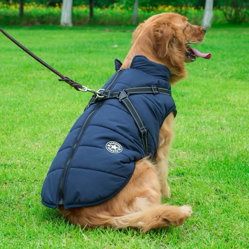 Reflective Waterproof Winter Dog Coat — Warm & Safe for Perth Walks